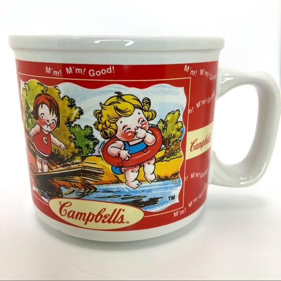 Set of 2 1998 Campbell’s Soup Four Seasons Mugs - Picture 2 of 13